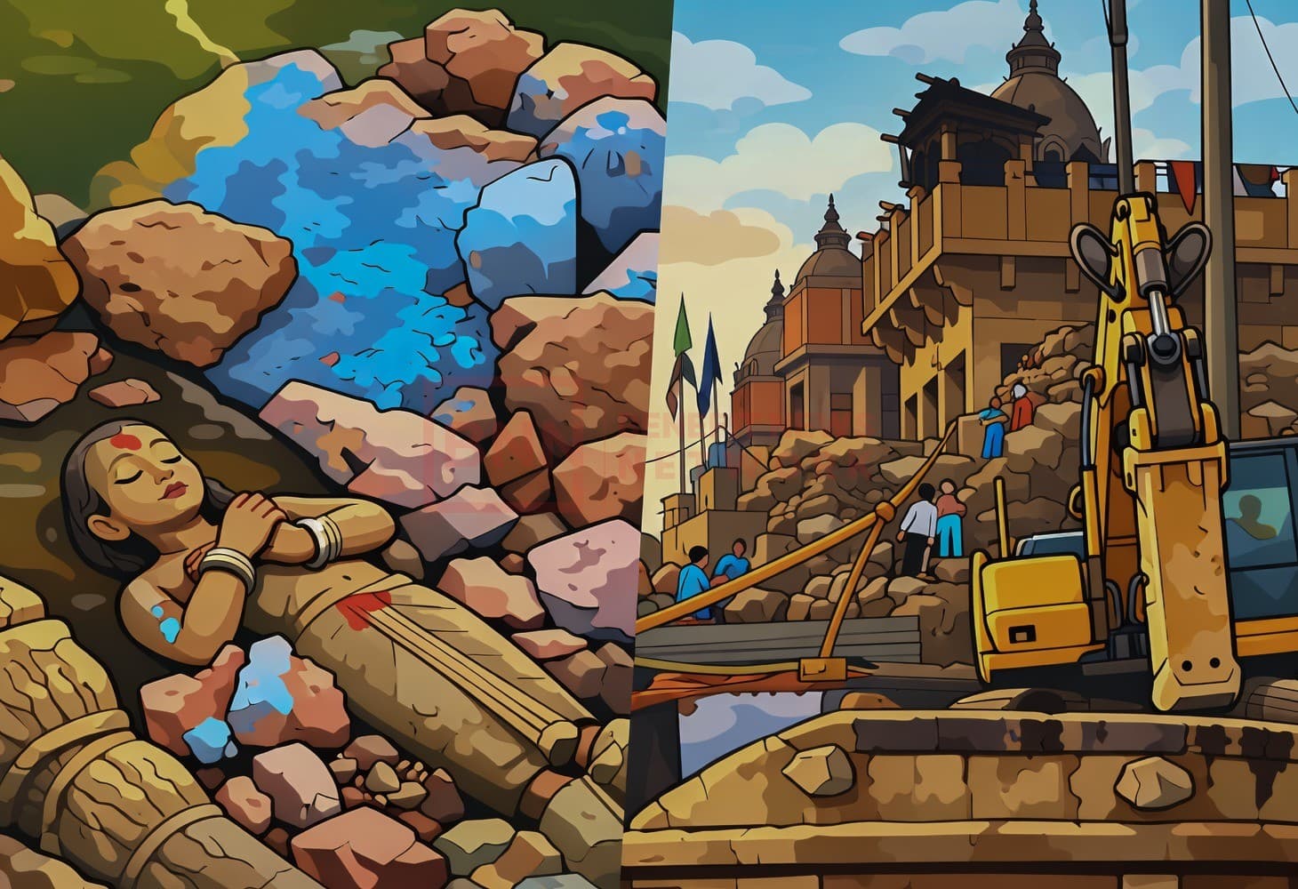 Manikarnika Ghat Demolition