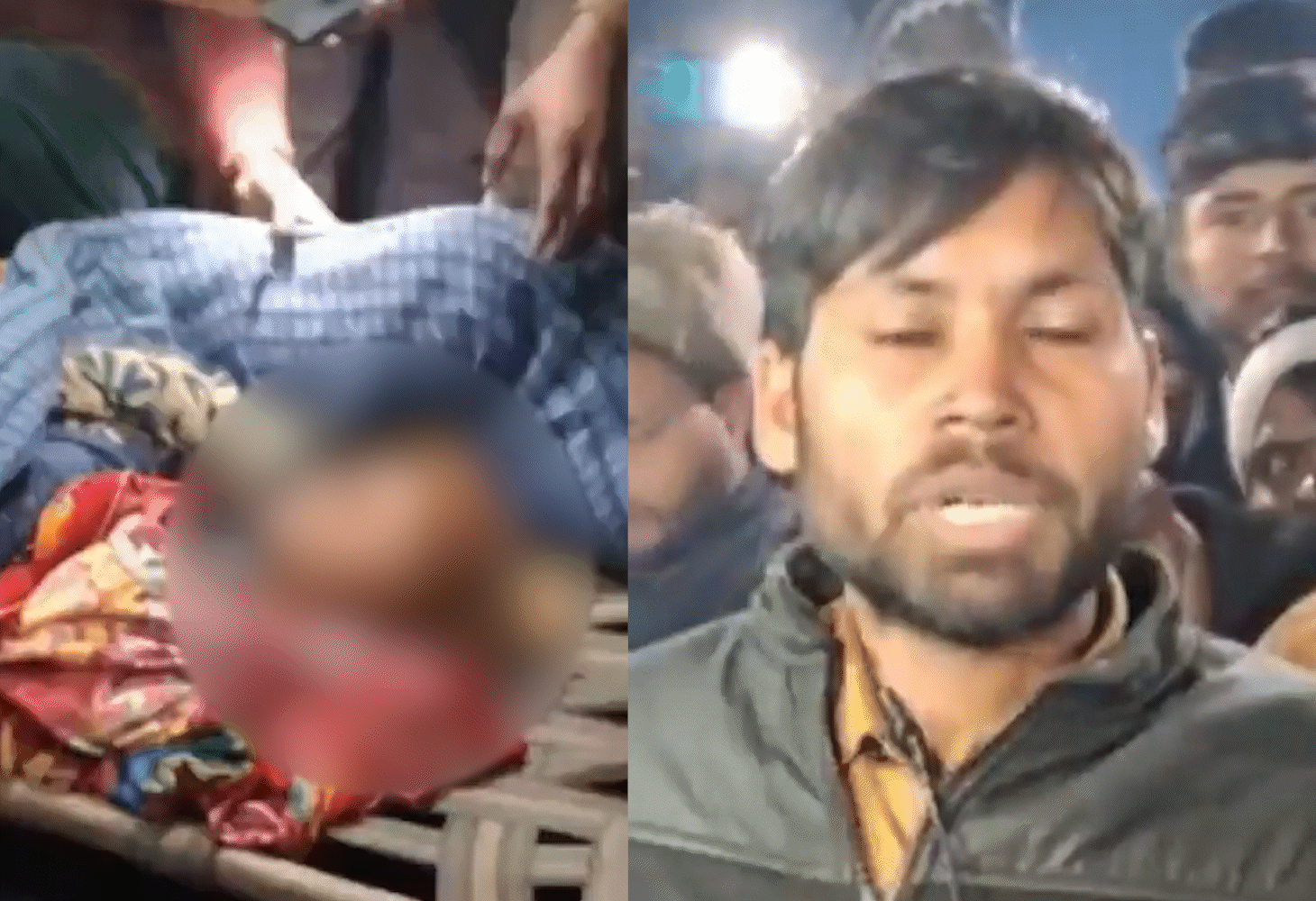 Innocent man faints from police brutality over trivial matter!