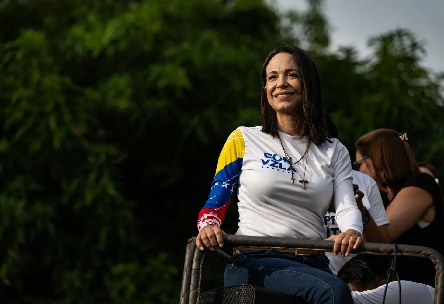 Machado Venezuela escape video