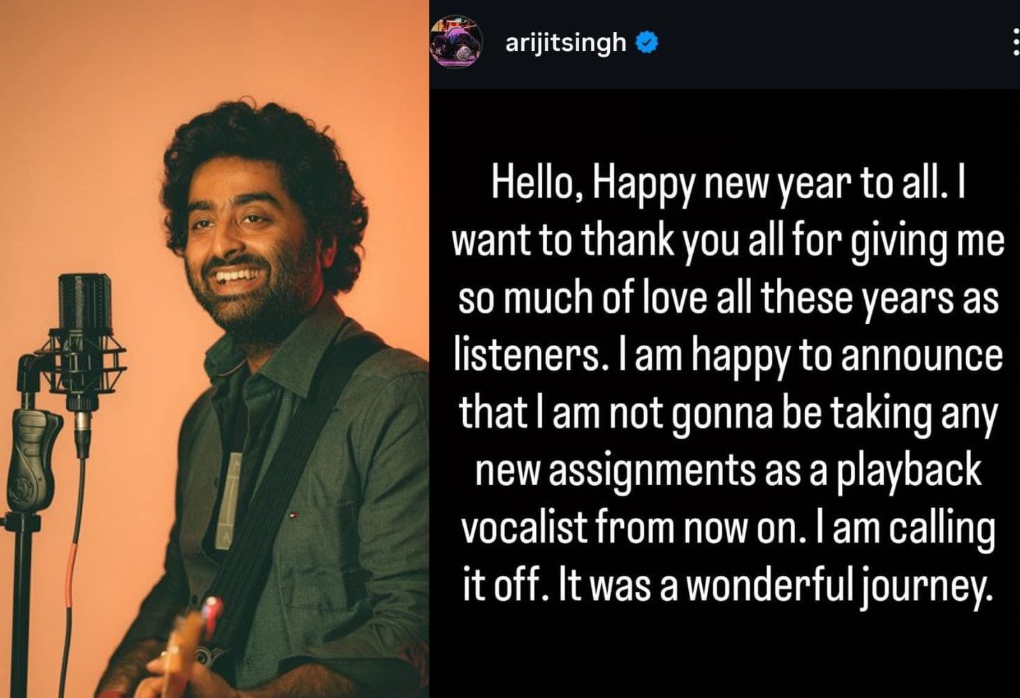 Arijit Singh retirement news