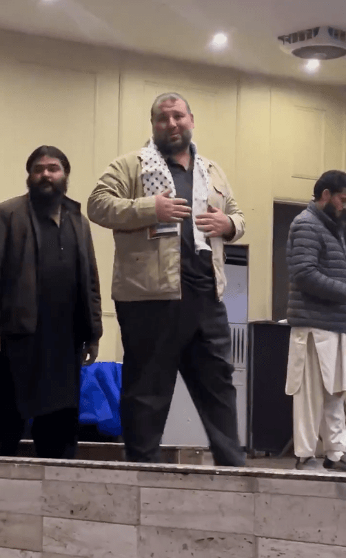 Hamas commander Naji Zaheer in Rawalpindi meet