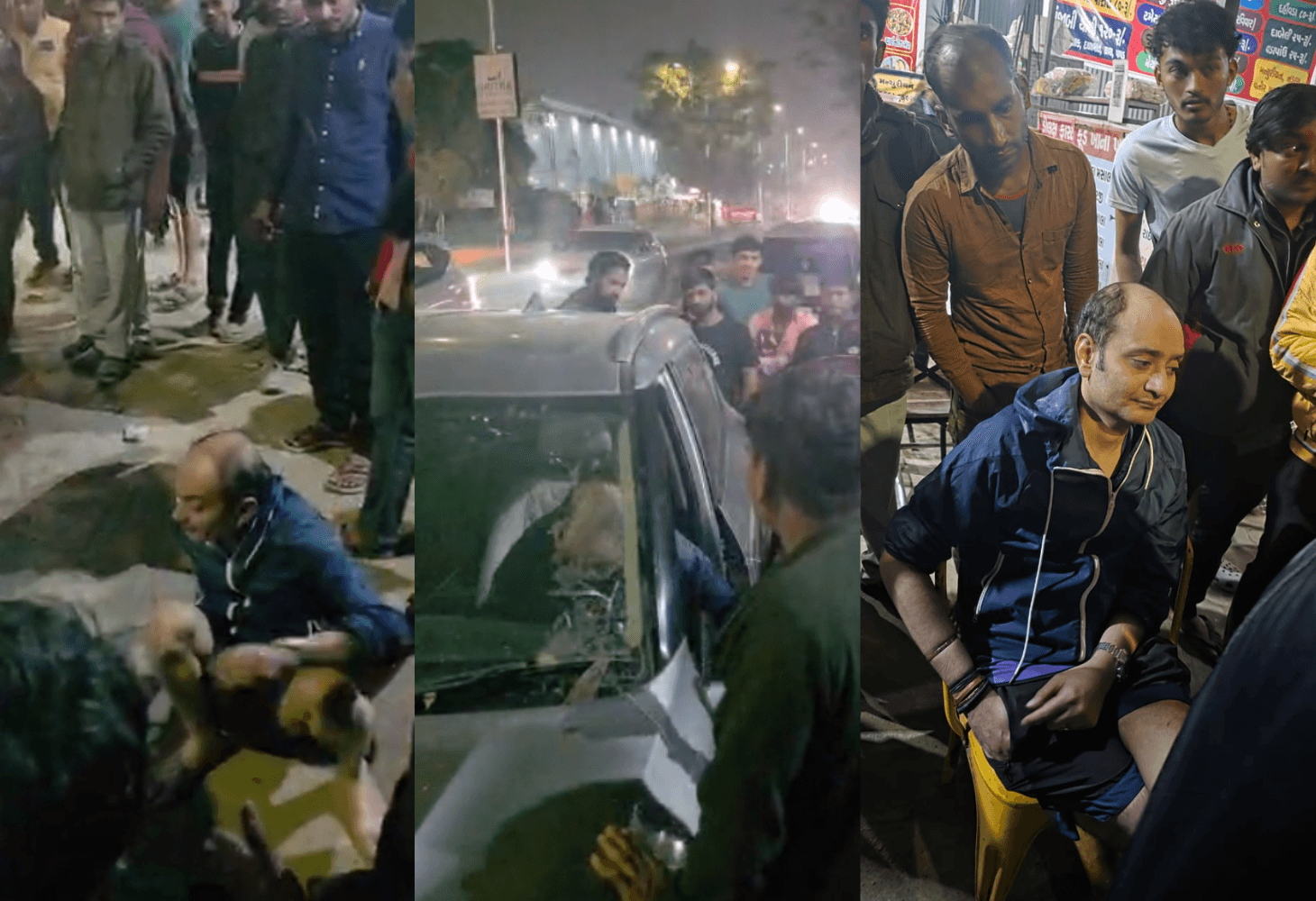 શીલજ-રાંચરડા રોડ પર નશામાં ચૂર કારચાલકનો આતંક