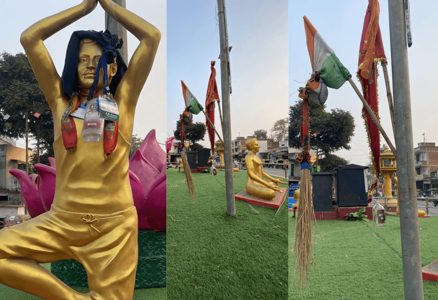 ભાજપના ધારાસભ્યની ઓફિસ નજીક રાષ્ટ્રધ્વજનું અપમાન ભાજપના ધારાસભ્યની ઓફિસ નજીક રાષ્ટ્રધ્વજનું અપમાન