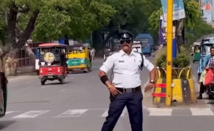 Indore Dancing Cop Controversy Indore Dancing Cop Controversy