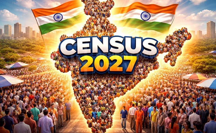ભારતમાં વસતી ગણતરી 2027નો આજથી પ્રારંભ ભારતમાં વસતી ગણતરી 2027નો આજથી પ્રારંભ