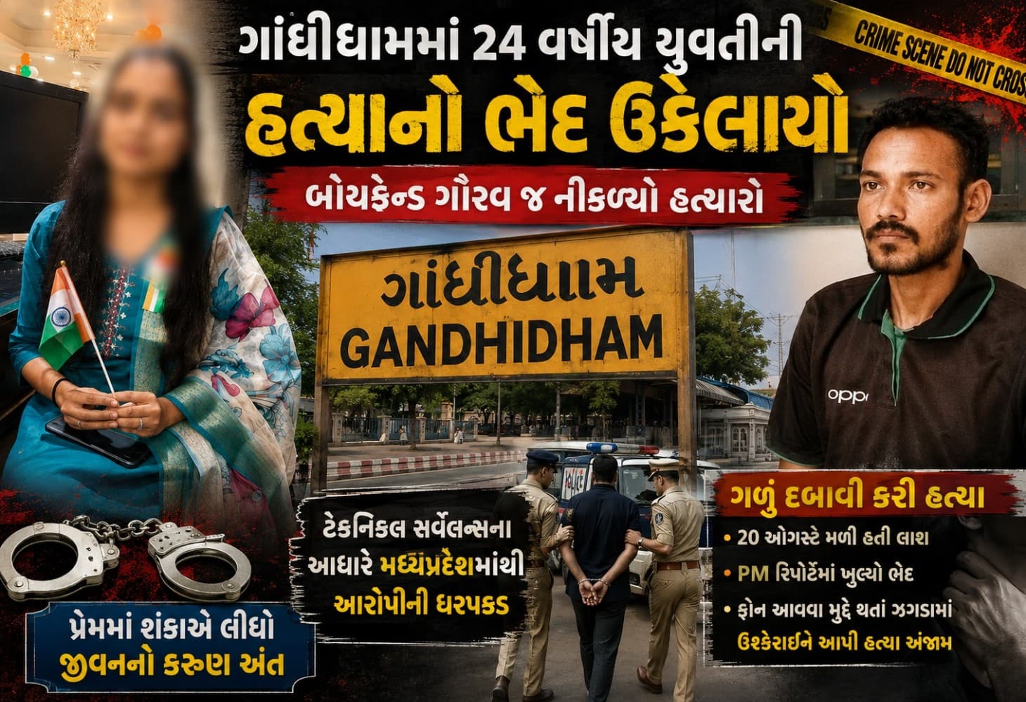 ગાંધીધામમાં પ્રેમસંબંધનો કરુણ અંત!