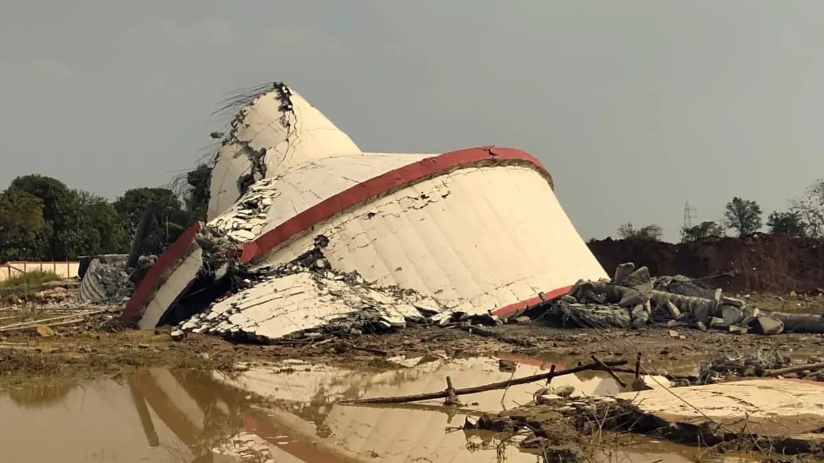 Tadkeshwar water Tank collapse Tadkeshwar water Tank collapse