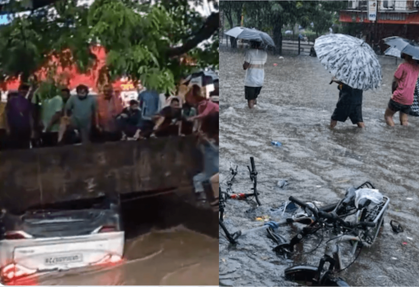 सूरत में 19 इंच बारिश, हल्द्वानी में 4 की मौत, देशभर में मानसून त्रासदी! सूरत में 19 इंच बारिश, हल्द्वानी में 4 की मौत, देशभर में मानसून त्रासदी!