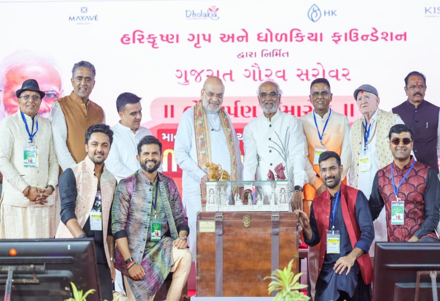 અમરેલીમાં ગુજરાત ગૌરવ સરોવરનું લોકાર્પણ, અમિત શાહે કોંગ્રેસ પર કર્યા પ્રહાર