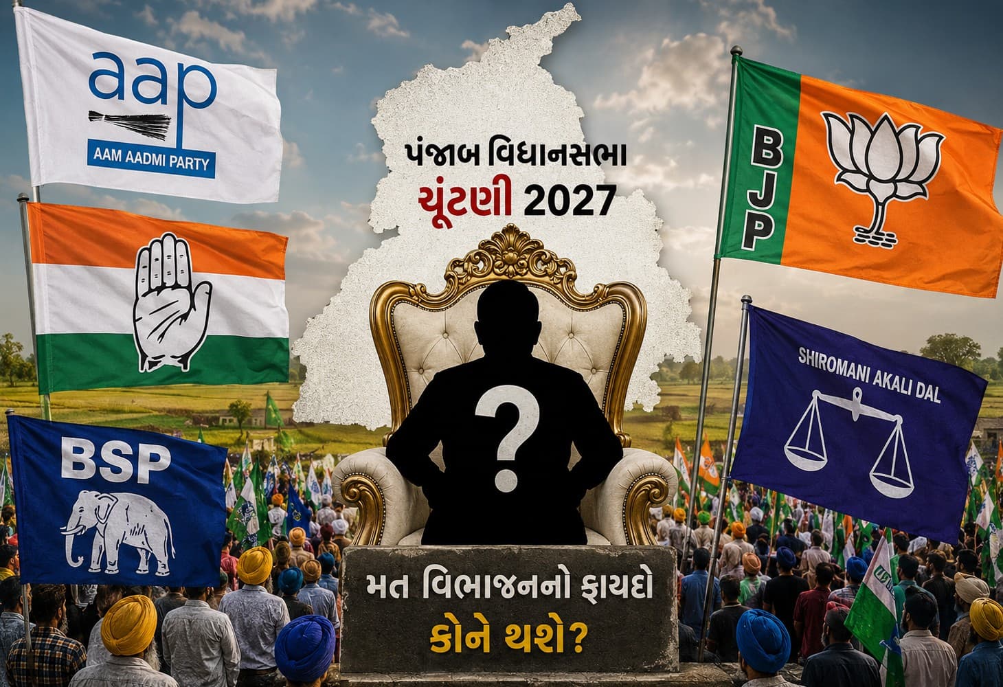Punjab Election 2027: AAP સામે Congress, BJP, BSP અને SADની એન્ટ્રીથી બદલાશે પંજાબનું ચૂંટણી ગણિત?