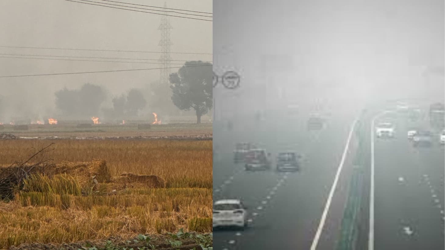 पंजाब की पराली से दिल्ली धुंधली पंजाब की पराली से दिल्ली धुंधली