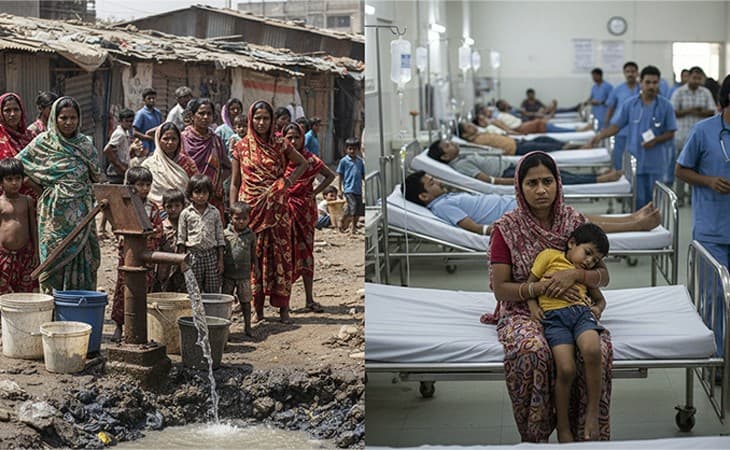 Typhoid epidemic in Gandhinagar Typhoid epidemic in Gandhinagar