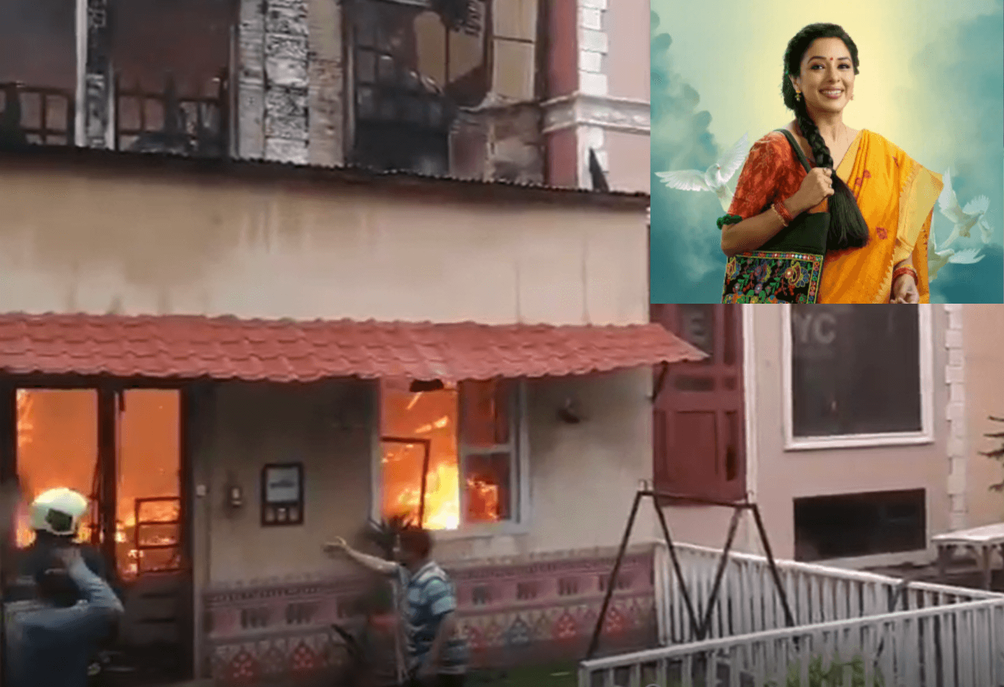 'अनुपमा' के सेट पर लगी भीषण आग, फिल्म सिटी में अफरा-तफरी! 'अनुपमा' के सेट पर लगी भीषण आग, फिल्म सिटी में अफरा-तफरी!